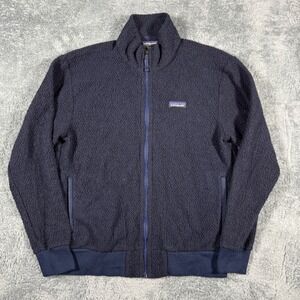 Patagonia Woolyester Fleece Jacket Full Zip Wool Blend Mens Size Medium